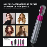 5 In1 Hair Dryer Comb One Step Multi Functional Hair Curling Styling Straightener Curler Electric Air Iron Wand Brush
