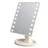 360 Degrees Rotation Makeup Mirror Adjustable 16/22 Leds Lighted LED Screen Portable Luminous Cosmetic Mirrors J9