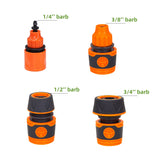 1-4 Way Mechanical Watering Timer 1/4'' 3/8'' 1/2" 3/4" Hose Quick Connector 120 Minutes Manual Controller Irrigation Supplies