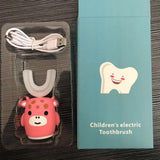 1 Pc 360 Degree Automatic Intelligent Ultrasonic U-Shaped Silicone Toothbrush Toothbrush IPX7 Waterproof 3 Colors Optional