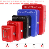 Top Ne Mini Portable Security Safe Box Money Jewelry Storage Collection Box For Home School Office With Compartment Tray