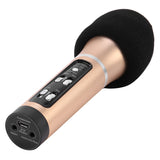 Musical Microphone Portable Mic Singing Karaoke Machine Handheld Speaker for Home Party Indoor KTV Birthday Golden