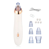 Mini Handheld Electric Facial Vacuum Suction Rechargeable Pore Cleaner Face Cleansing Blackhead Removal Acne Treatment