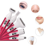 5 in 1 Women Epilator Female Eyebrow Trimmer Lady Shaver For Hair Removal Shaving Machine Face depilador Bikini Depilatory P40