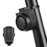 Wireless Bike Horn 115dB Loud Bicycle Anti-theft Horn IPX5 Bicycle Alarm Bell w 5 Sound Modes 3 Vibration Sensitivity Adjustment