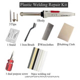 100W Plastic Welding Kit,Soldering Iron Kit,3-Speed Adjustment Temperature Control Plastic Welder Surface Repair EU Plug