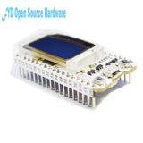 1pcs 868MHz/915MHz LoRa ESP32 Blue oled Wifi SX1276 Module IOT Development Board with Antenna For  Electronic diy kit