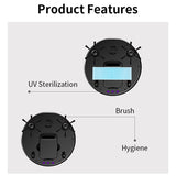 Automatic Robot Vacuum Cleaner Cordless Multifunctional USB Rechargeable Wet and Dry Smart Sweeping Cleaning for Home