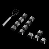 Stainless Steel Direction Arrow Keycaps For Cherry Mx Switch Mechanical Gaming Keyboard QWERASDF Backlit Metal Keycaps