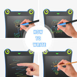 NEWYES Colorful Screen 8.5" LCD Writing Tablet Drawing Board Paperless Digital Notepad Rewritten Pad for Draw Note Memo Remind
