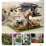 Diy Handicrafts Miniature Dollhouse Kit Wooden Dollhouse Kit For Kids Exquisite Home Decoration Ornaments Birthday Present