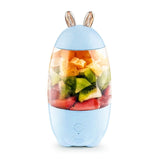 Portable Cute Rabbit Ears Electric Juicer Cup Household USB Charging Mini Smoothie Fruits Blender Outgoing Extractor
