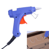 20W Hot Melt Air Glue Gun High Temp Heater Mini Gun w/ 10pcs Glue Sticks for DIY Decorative Tools Paste Small Accessories