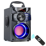 TOPROAD Bluetooth Speaker 10W Portable Wireless Stereo Bass Big Party Speakers Subwoofer Column Support FM USB Remote Control