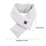 Heated Scarf Neck Heating Pad Rechargeable Electric Heated Neck Wrap Heat Therapy Grey for Soreness Stiffness Relief