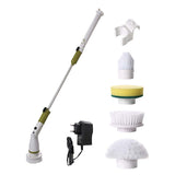 Electric Cleaning Brush Wireless Charge Long-handled Floor Kitchen Toilet Cleaning Polishing Brush For Home Office Dropshipping