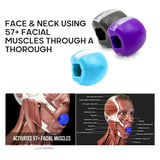 Jaw Training Device Fitness Ball Facial Muscle Chewing Device Face And Neck Food-grade Silicone Shaping Exerciser