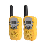 Blue Children's walkie-talkie T-3 mini walkie-talkie UHF 462.550-467.7125MHz two-way radio 0.5W 22CH children's toy LCD monitor
