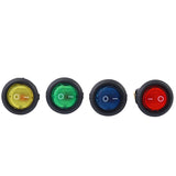8 X 12V LED Illuminated Rocker On-Off Toggle SPST Switch Dash Light Car Boat