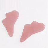 Facial Gua Sha Lymphatic Massage Jade Tool for Skin Detox and Rejuvenation Anti-Wrinkles Anti-Aging Facelift