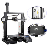 CREALITY 3D Printer Ender-3 PRO Printer KIT Print Mask With Brand MW Power Glass option 3D Drucker Impresora Printer Kit