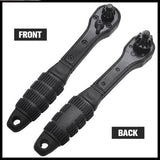 2 in 1 Drill Chuck Ratchet Spanner Universal Wrench Hand Drill Key Chuck Drill Electric Ratchet Wrench Spanner Hand Tool