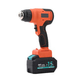 Cordless Handheld Hot Air Machine Lithium Rechargeable Heating Equipment Temperatures Adjustable Power Tool with 3 Nozzles