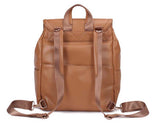 Pu Leather Baby Diaper Bag Travel Backpack Convertible Tote Diaper Bag Mummy Bag Waterproof  Diaper Baby Backpack Change Pad