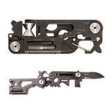 30 In 1 Multifunction Outdoor Survival Tool Fold Knife Military Survival Knife Mini Pocket Tool  Edc Emergency Key Set Camping