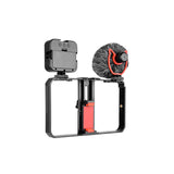 Vlogging Kit Phone Video Kit Accessories Fill Light Microphone Stabilizer PTZ for Phone Video Recording for YouTube Vlog