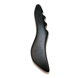 Black Bian Stone Gouache Scraper Massage Stick Knife Shape Body Point Meridian Massager Physical Therapy Gua Sha Beauty Tool