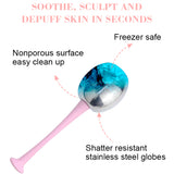 Facial Ice Globes Stainless Steel Cooling Cryo Facial Spa Globes For Anti Aging Face Eye Massager Skin Care Tool For Beauty Care