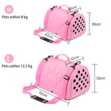 Pet carrier bag portable foldable Shoulder Bag  outdoor travel Breathable Handbag for small dog cat animals Pet Bags