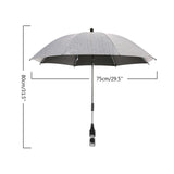 Flexible Adjustable Baby Stroller Umbrella Holder Accessories Mount Multiused Wheelchair Parasol Shelf Bike Connector
