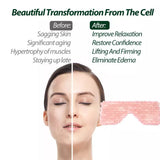 Natural Gemstone Bead Jade Sleep Mask Rose Quartz Amethyst Eye Mask Promote Relaxation Gua Sha Body Massage Tool For Health Care