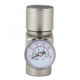 CO2 Gas Regulator 3/8in Quick Connector CO2 Mini Regulator Pressure Gauge for Soda Container Beer Keg Beer Accessories