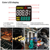 Digital Infrared Laserline Object Temperature Measurement Tool Handheld ℃ ℉ Switchable Measuring Device