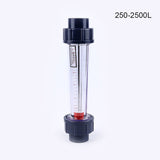 LZS Plastic Flowmeter Tube Water Rotameter Short Tube Liquid Measuring Tool Flow Measuring Instruments WWO66