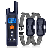 Dog Training Collar Waterproof 1000m Pet Remote Control Dog Collar Electric Shocker Dog Products With Shock Vibration Sound