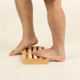 Dual Wooden Foot Massager Roller Relieve Plantar Fasciitis Heel Arch Pain Stress Relief Feet Massage Foot Care Tools