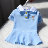 2021 New Summer Dog Dress Cat Puppy Skirt Small Dogs Clothes Yorkie Poodles Maltese Chihuahua Shih Tzu Pomeranian Pet Clothing