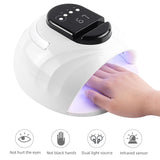 Phone Holder Nail Lamp Handle 168W 42LED Lights Fast Drying LED Nail Dryer UV Gel Polish Curing Lamp Timer Smart Sensor Nail Art
