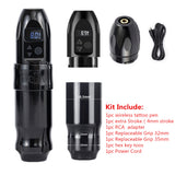 One Wireless Battery LED Display With No-Brush Coreless Motor Tattoo Pen Machine Gun For Permanent Makeup Supply