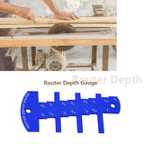 Accessories Caliper Portable Tool Router Depth Gauge Aluminum Alloy Table Saw Depth Gauge Measurement Height Limit Tools