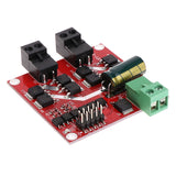 F19E 1 x 12V 24V 7A 160W Dual DC Motor Driver Module Board H-bridge L298