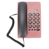 Home Landline Phone Wired Phones Desktop Corded Fixed Phone for Home Office Hotel Telephone Support Pause Mute Redial Function