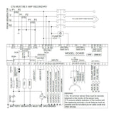 DC62D Generator Set Controller for Diesel/Gas Genset Parameters Monitoring Control Panel Black