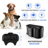 Puppy Dog training collar 400m Remote Control Electric Shock Vibration sound no barking mini training Portable Dog accessories