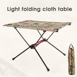 Ultralight Outdoor Folding Table BBQ Picnic Camping Square Table with Storage Bag Foldable Outdoor Dinner Desk Camping Equipment