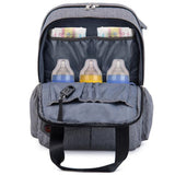 Multifunctional Nylon Baby Bag Large Capacity Diaper Nappy Bag Backpack Travel Knapsack Including Changing Pad